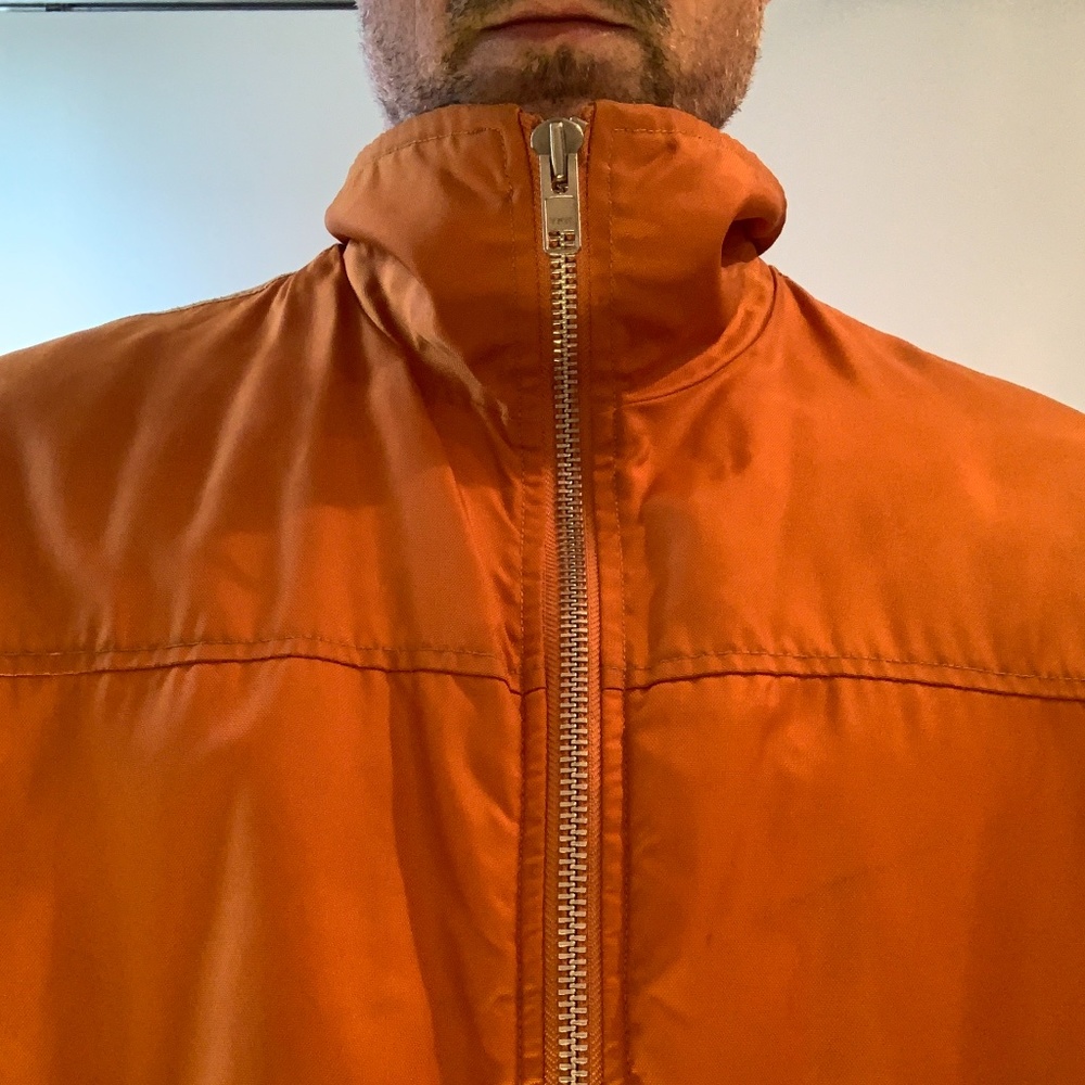 Orange Nylon Jacket